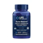 Life Extension Bone Restore Calcium Supplement Chewable Tablets, Bone Health