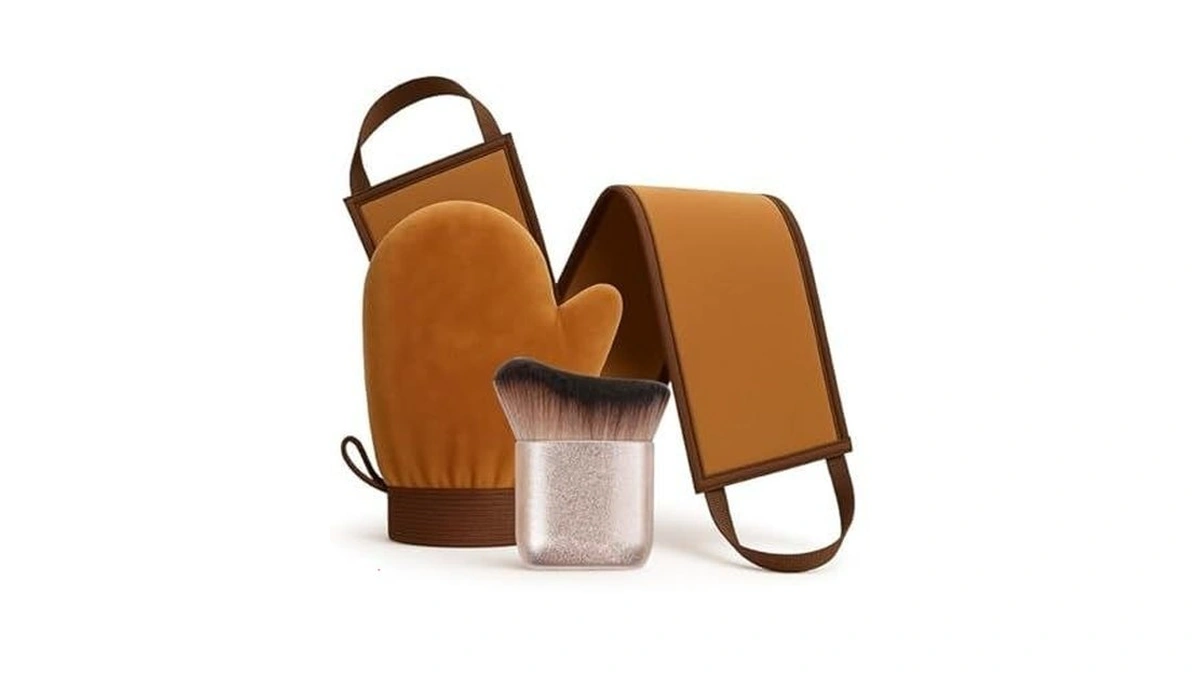 3 In 1 Self Tanner Applicator Set For Beginners Streak-free