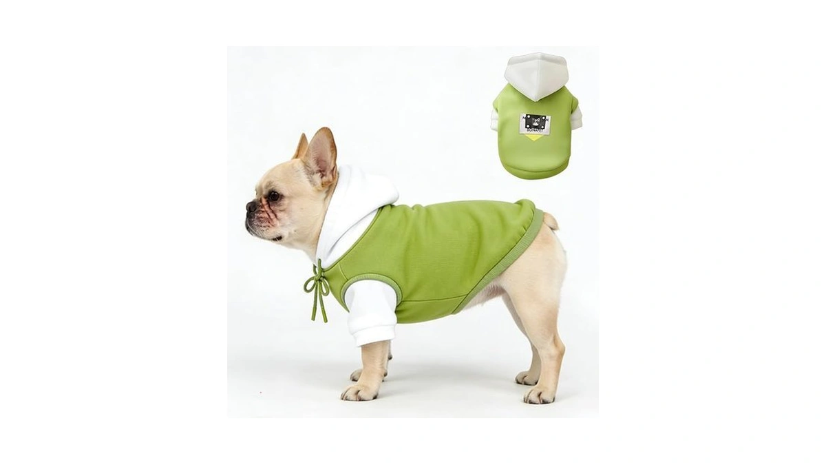 Dog Hoodie Sweater For Small Medium Dogs, Soft Fleece Dog