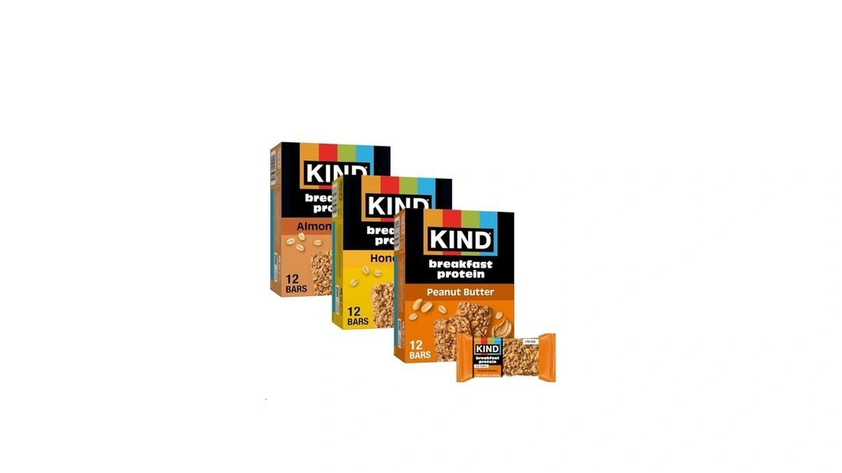 Kind Breakfast Protein Bars Variety Pack, Gluten Free, Low Sodium,