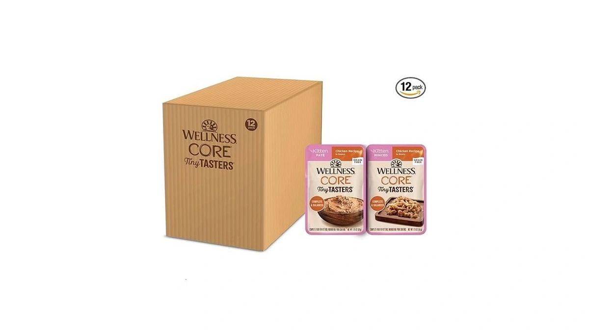 Wellness Core Tiny Tasters Minced And Pate Variety Pack Kitten