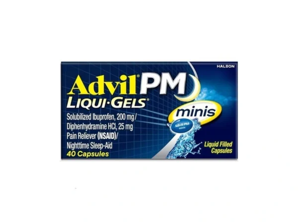 Advil Pm Liqui-gels Minis, 40 Liquid Filled Capsules