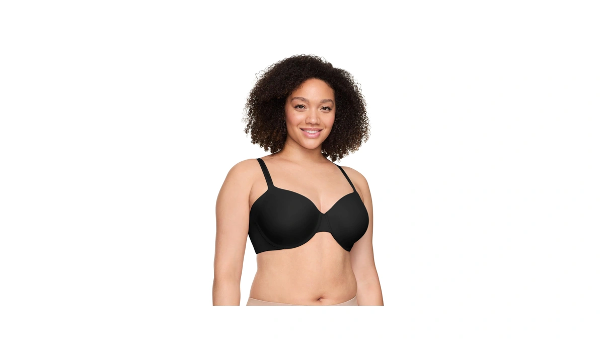 No Side Effects Seamless Underarm-smoothing Comfort Underwire Lightly Lined T-shirt