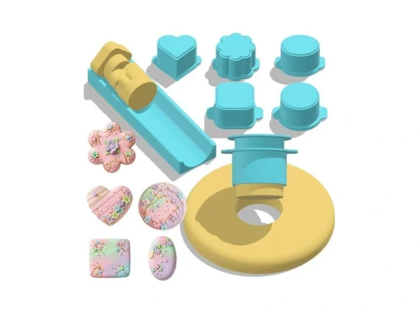 Hokkieam 5 Pcs Cake Pop Mold Set With 7.87-inch Tray,