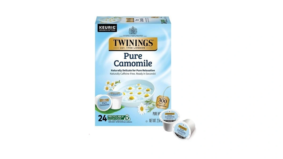 Twinings Pure Camomile Herbal Tea K-cup Pods For Keurig, 24