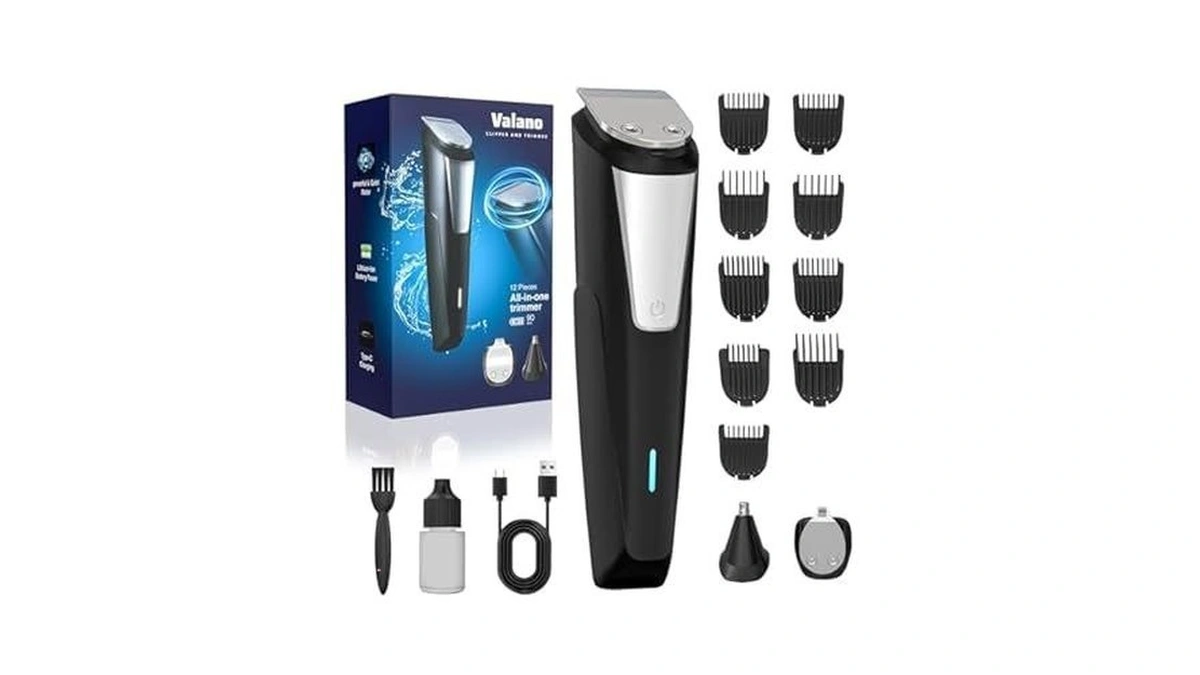 Valano Beard Trimmer Hair Clippers For Men All-in-one Self-sharpening Electric