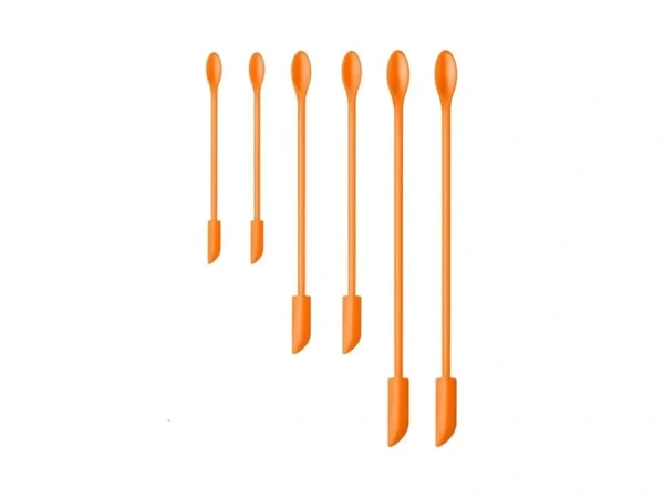 Silicone Spatula Set (6pcs) - Mini Scraper Tool For Beauty