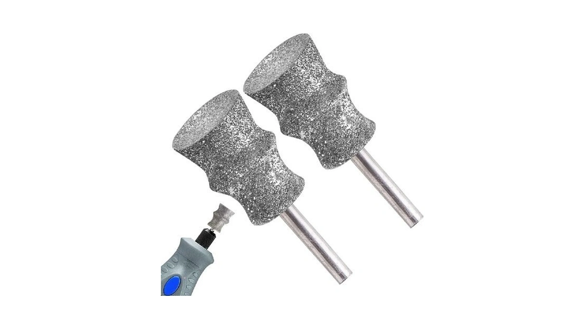 Kitguard Diamond Dremel Dog Nail Grinder Bits For Rotary Tool-1/8''