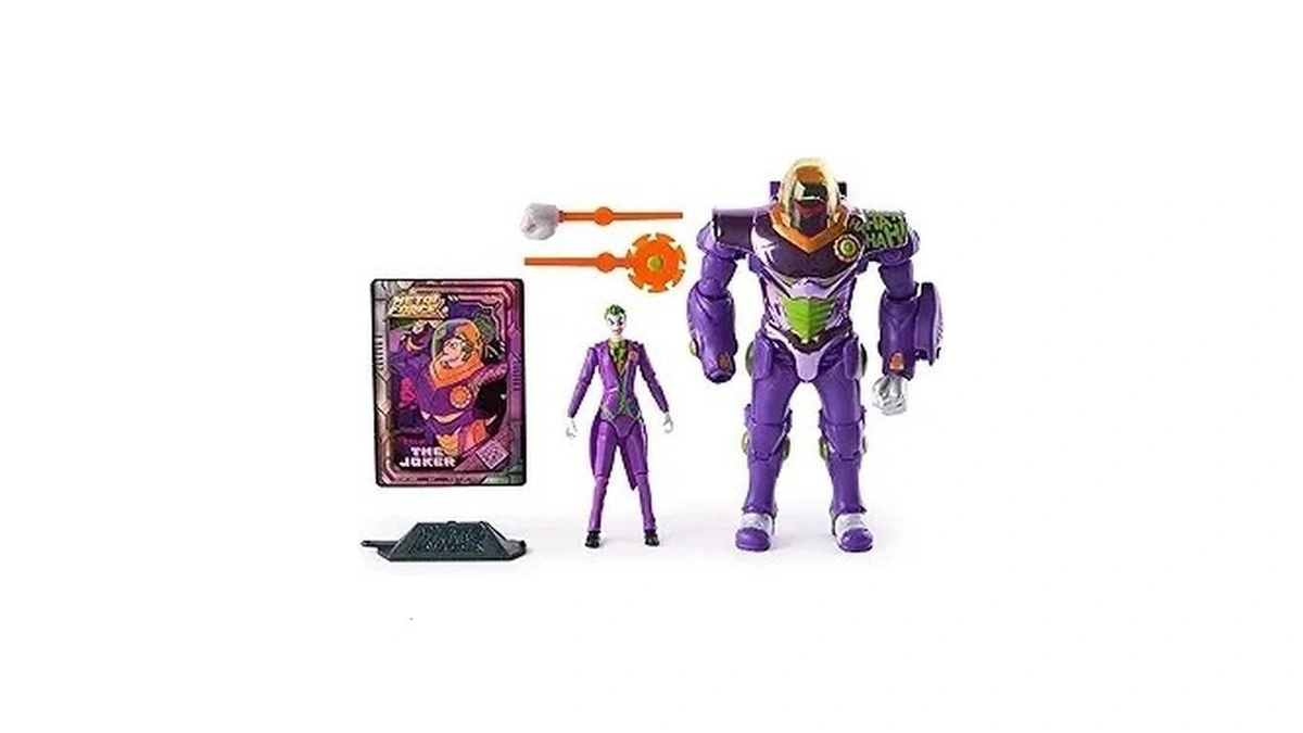 Dc Comics, Metal Force The Joker Action Figure, 6-inch With