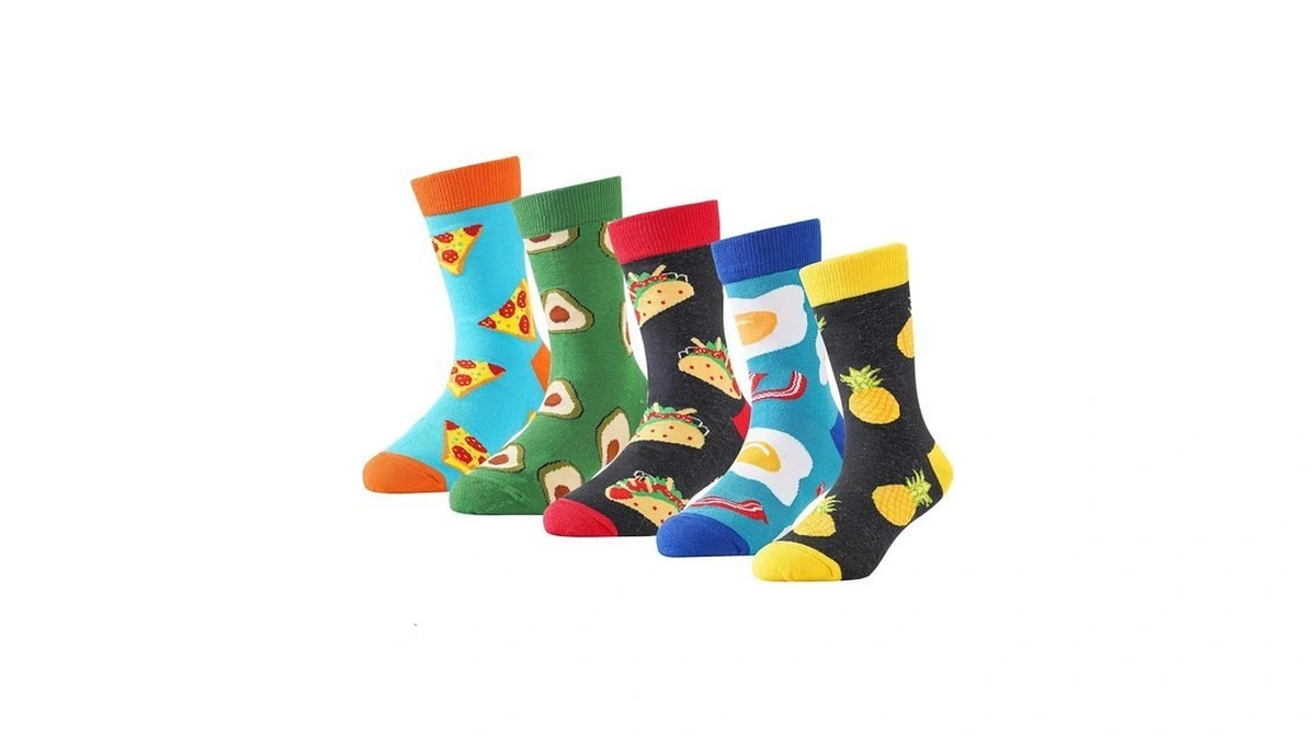 Crazy Socks For Kids Boys Socks 10-12 Years Old Silly
