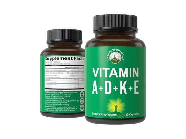 Peak Performance Vitamins D 5,000 Iu + A + K