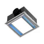 Bullro Bathroom Exhaust Fan With Light, 1.0 Sone 160 Cfm,