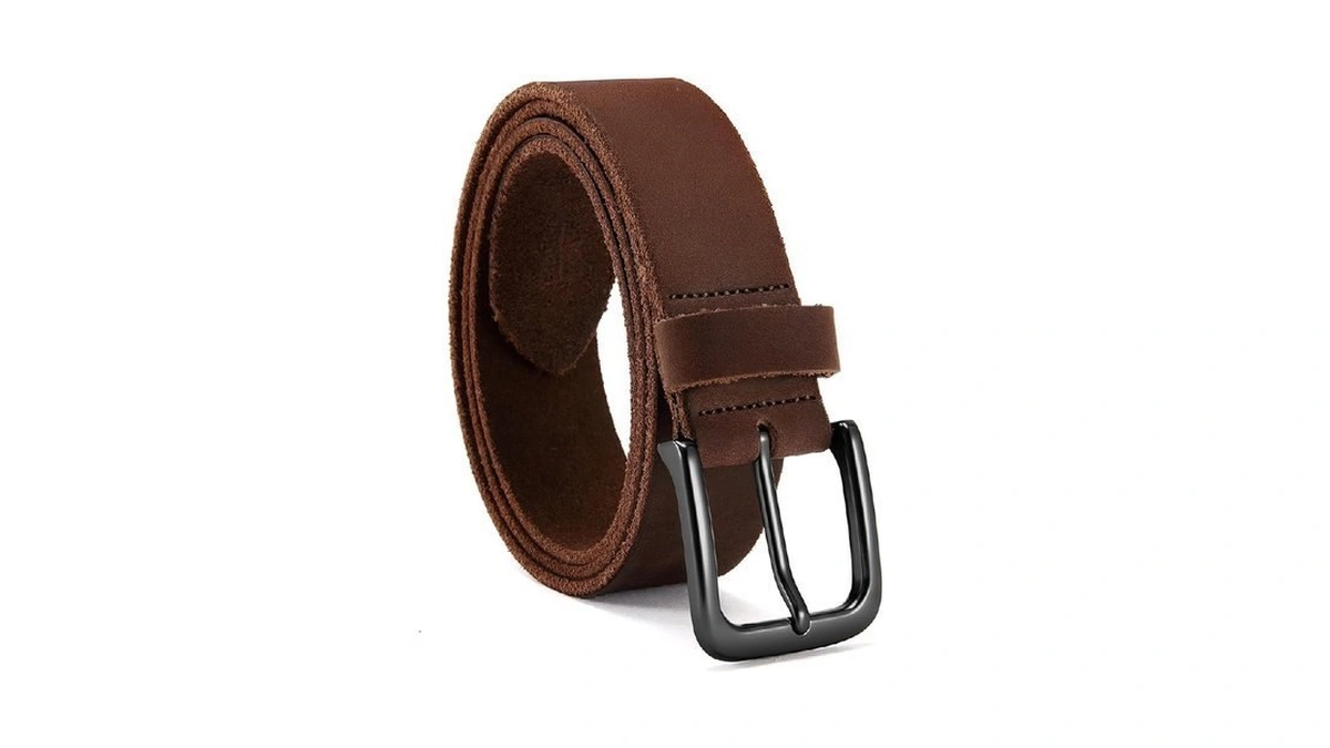 Chaoren Full Grain Leather Belt For Men, Work Belts For