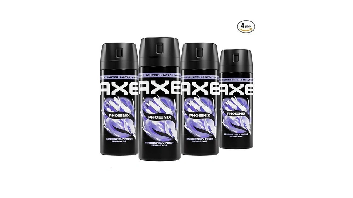 Axe Body Spray Phoenix 4 Count Apollo 48 Hour All