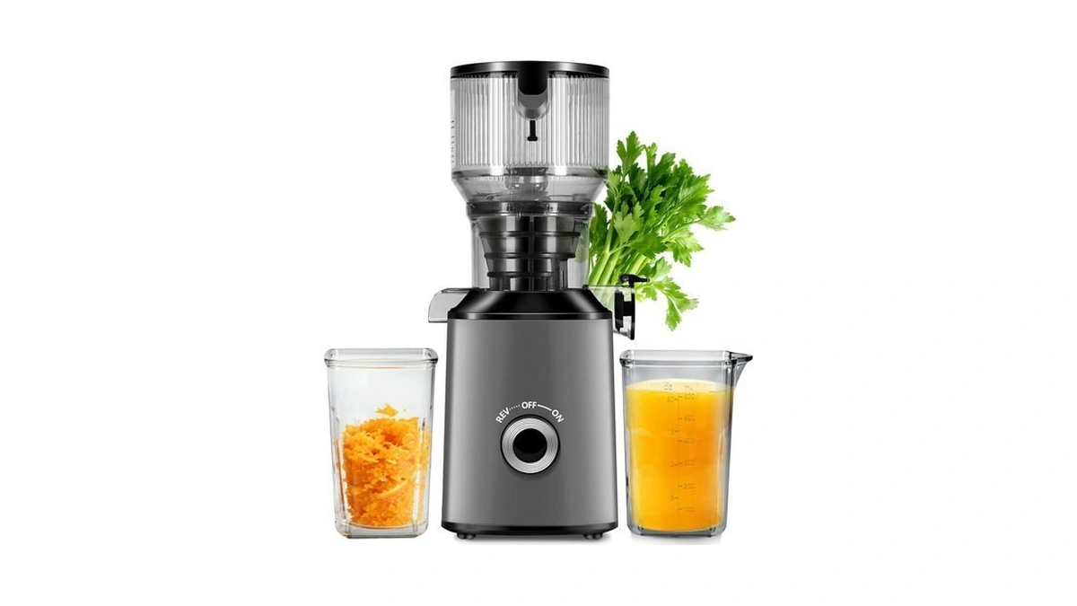 Cold Press Juicer With 5.8" Extra Wide Feed Chute -