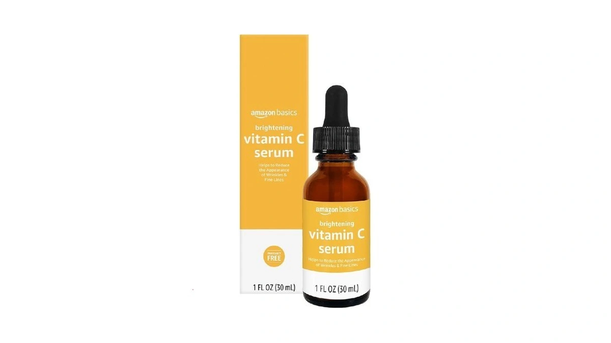 Amazon Basics Brightening Anti Aging Vitamin C Serum With Hyaluronic