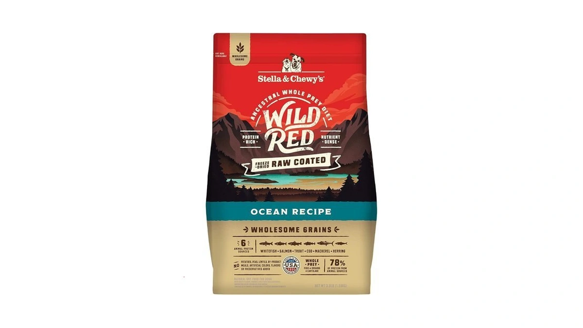 Stella & Chewy's Wild Red Dry Dog Food Raw Coated