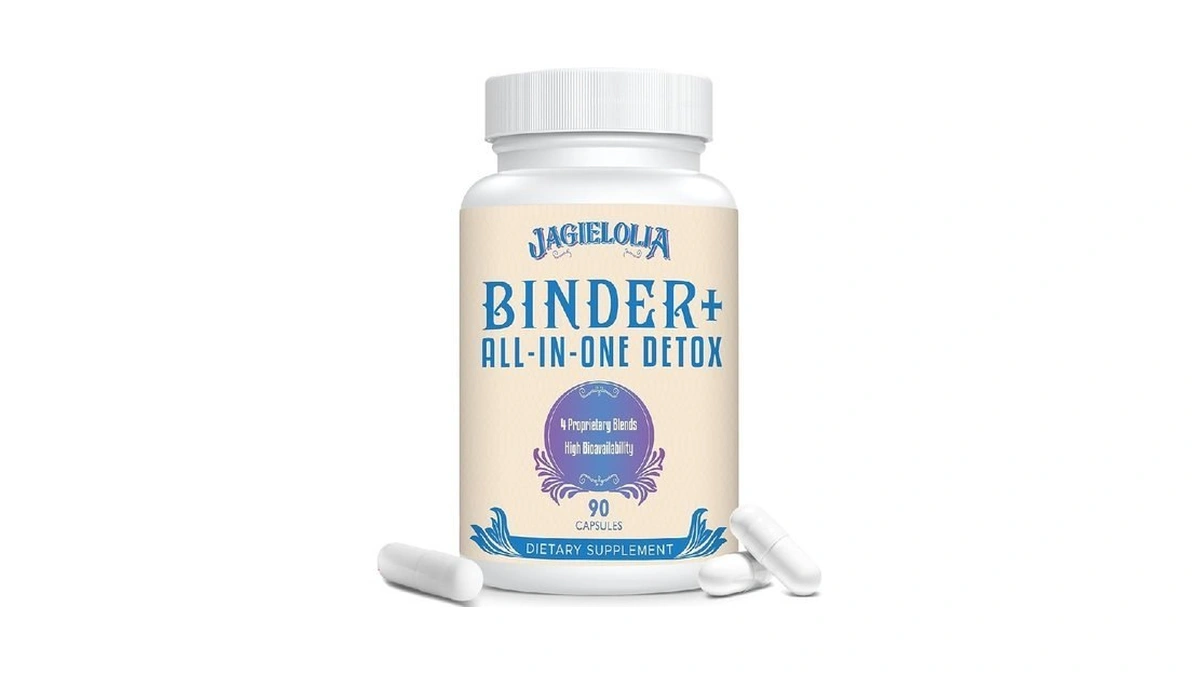 Jagielolia All-in-one Detox Binder Supplement 1500 Mg - High Bioavailability,
