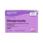 Amazon Basics Omeprazole Delayed Release Mini Capsules 20 Mg, Acid