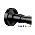 Bonpally Shower Curtain Rod, Adjustable 32-75 Inches Spring Tension Rod,