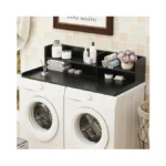 Desility 2 Tier Washer Dryer Countertop With Shelf, 54.7" W
