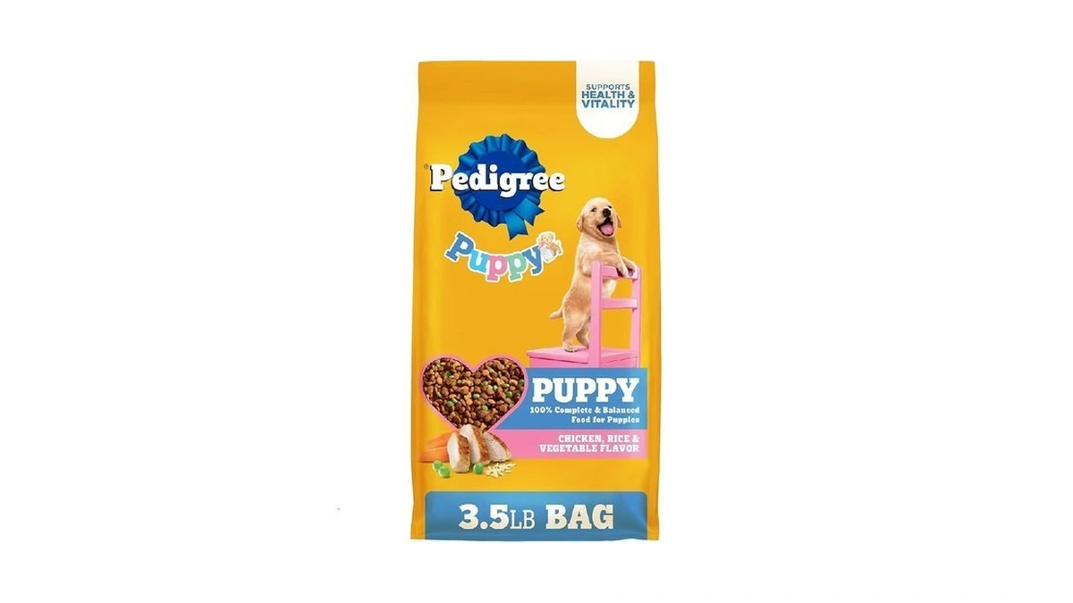 Pedigree Dry Puppy Food, Puppy Dry Food With Chicken, Rice,