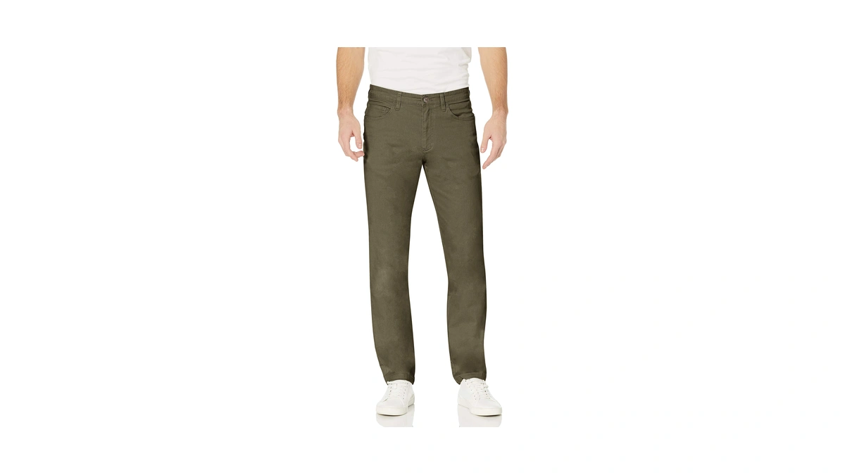 Goodthreads Men's Slim-fit 5-pocket Chino Pant Pants, -olive, 31w X