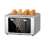 Wunly Smart Digital 4 Slice Toaster With Touchscreen,extra Wide 1.5"