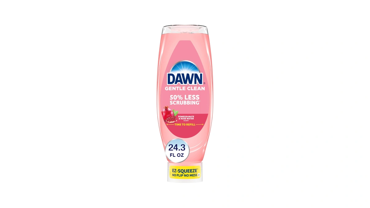 Dawn Gentle Clean Ez-squeeze Dishwashing Liquid Dish Soap, Pomegranate And