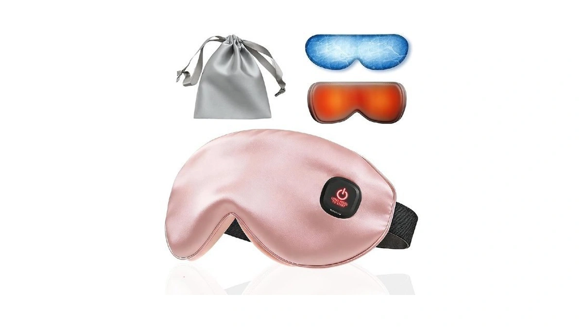 Vitelum Cordless Eye Mask With Heat And Cooling, Silk Heated
