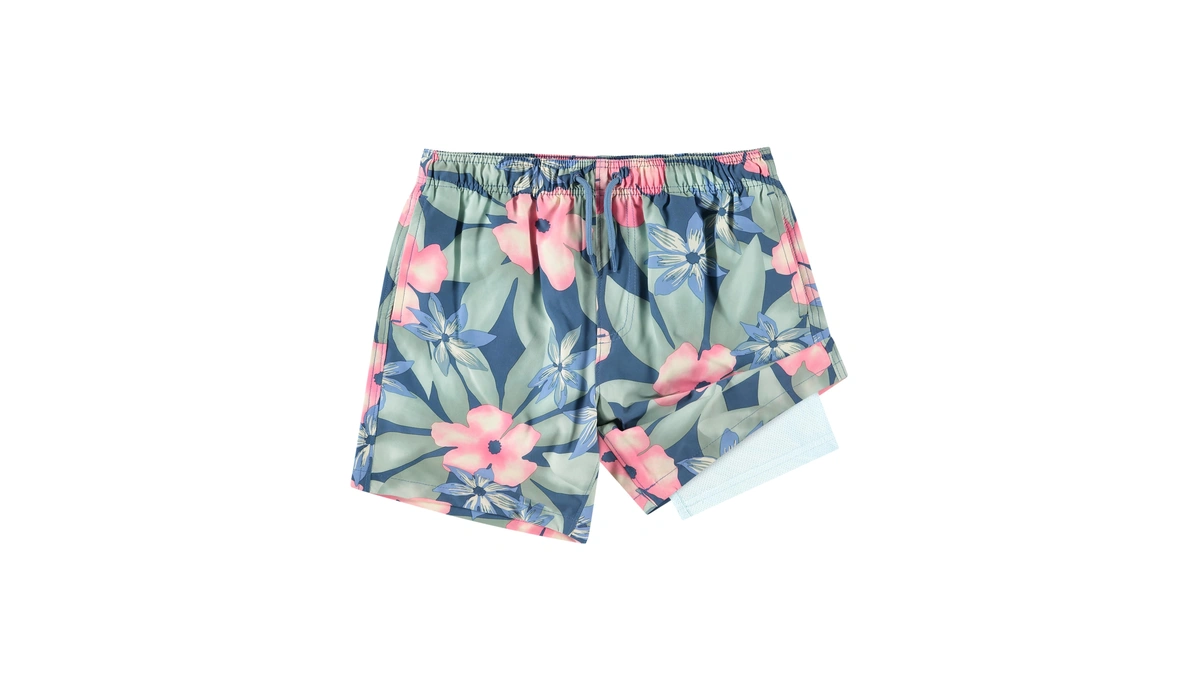 Kanu Surf Boys' Adventure Swim Trunks, Edgewater Denim