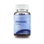 Amazon Elements Melatonin Gummies, Strawberry, Sleep Support, 10mg, 60 Count