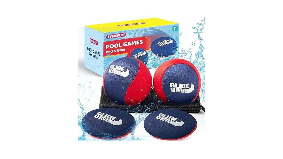 Syncfun 4 Pcs Skip Water Balls,splash Water Bouncing Balls With