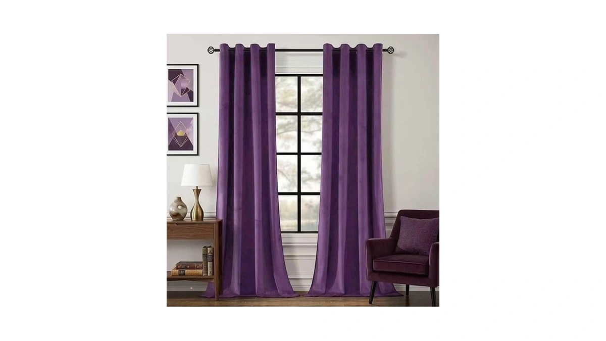 Guibaf Velvet Blackout Panels Only Wa...