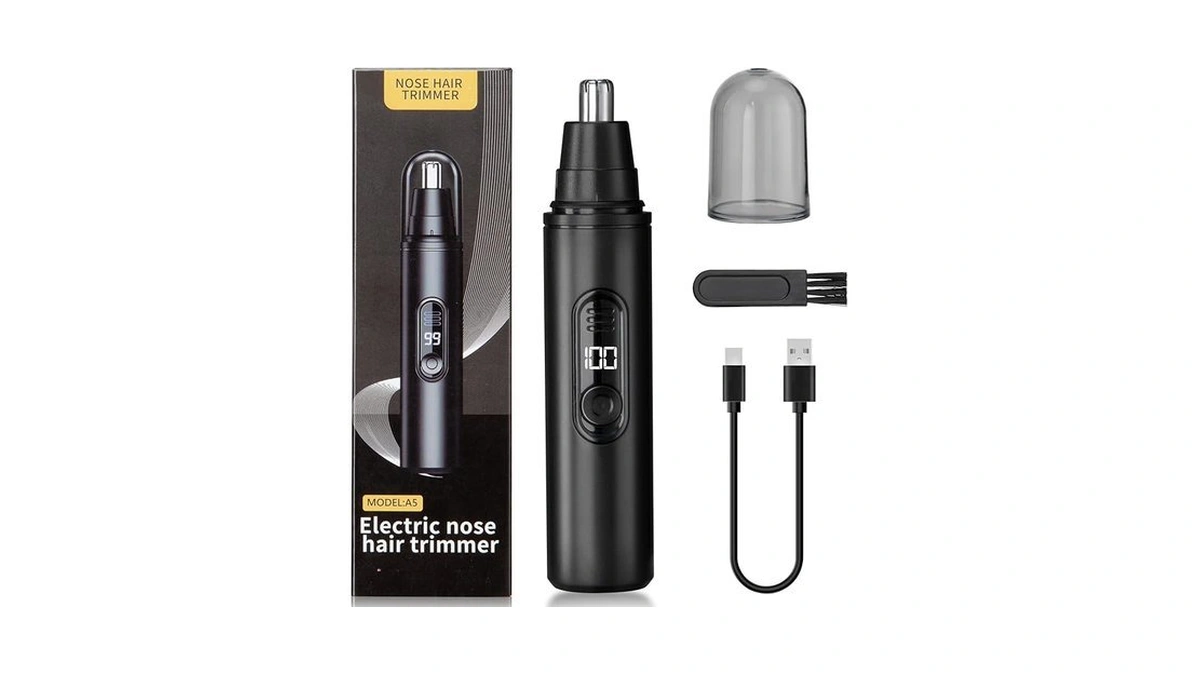 Suerbeaty Nose Hair Trimmer For Men Rechargeable, Electric Nose And