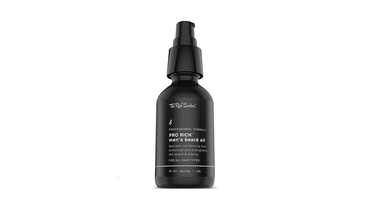 The Rich Barber Pro Rich Men's Beard Oil, 1 Oz.
