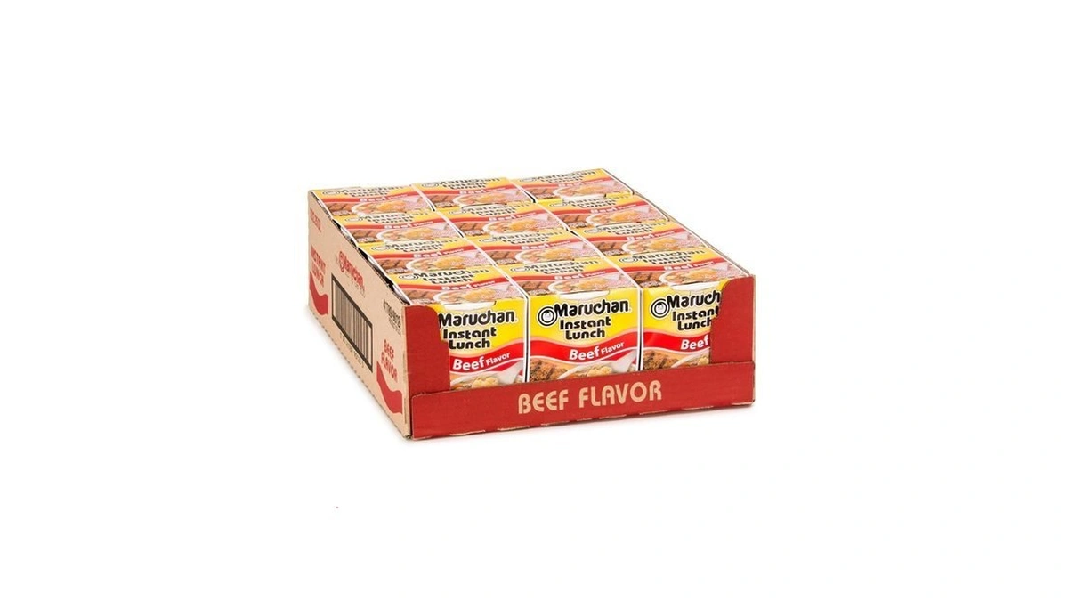 Maruchan Instant Lunch Ramen Noodles, Beef Flavor – Japanese-style Instant