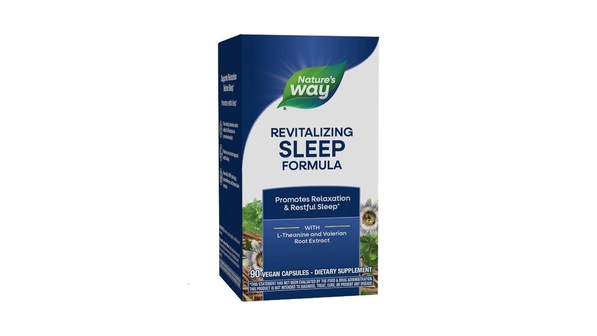 Nature's Way Revitalizing Sleep Formula, Promotes Restful Slumber*, With L-theanine,