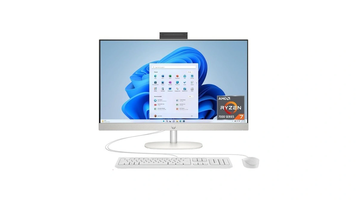Hp 27 Inch All-in-one Desktop Pc, Fhd Display, Amd Ryzen
