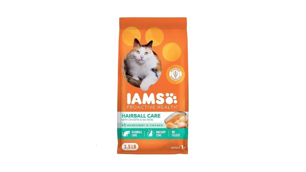 Iams Proactive Health Dry Cat Food Hairball Care, Adult Cat