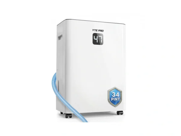 34pint Dehumidifier For 2500sq.ft, Compressor Dehumidifiers For Home, Front Led