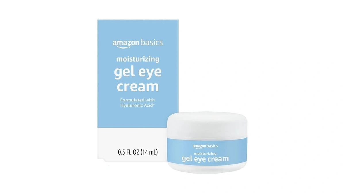 Amazon Basics Moisturizing Gel Eye Cream With Hyaluronic Acid, 0.5