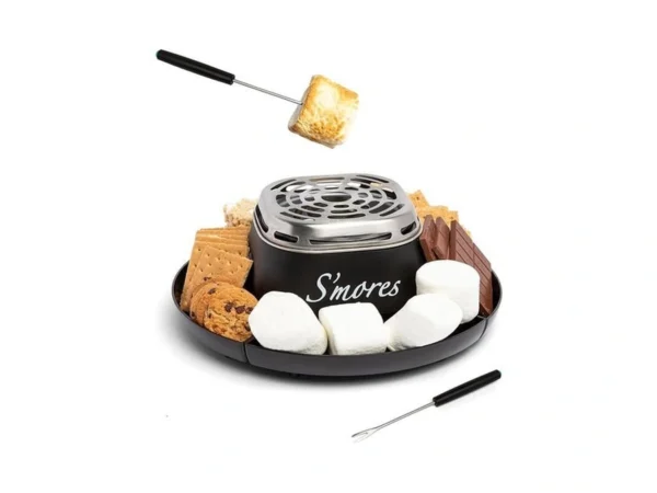 Nostalgia Tabletop Indoor Electric S'mores Maker - Smores Kit With