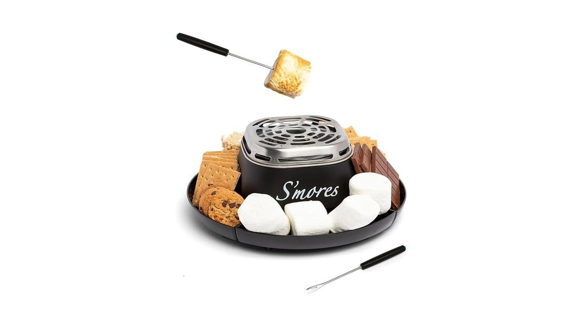 Nostalgia Tabletop Indoor Electric S'mores Maker - Smores Kit With