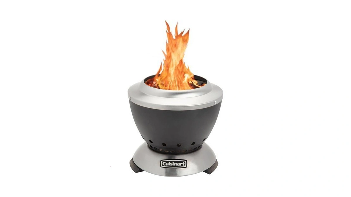 Cuisinart Cleanburn Smokeless Tabletop Fire Pit, 7.5” Lightweight Portable Smokeless