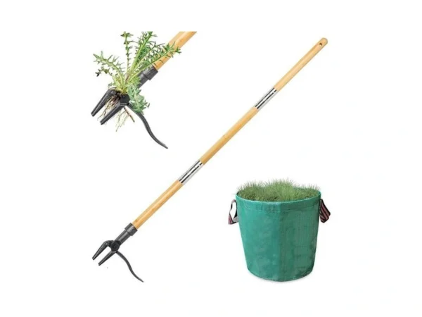Juxifyron Weed Puller Tool, Stand Up Heavy Duty Weed Remover,