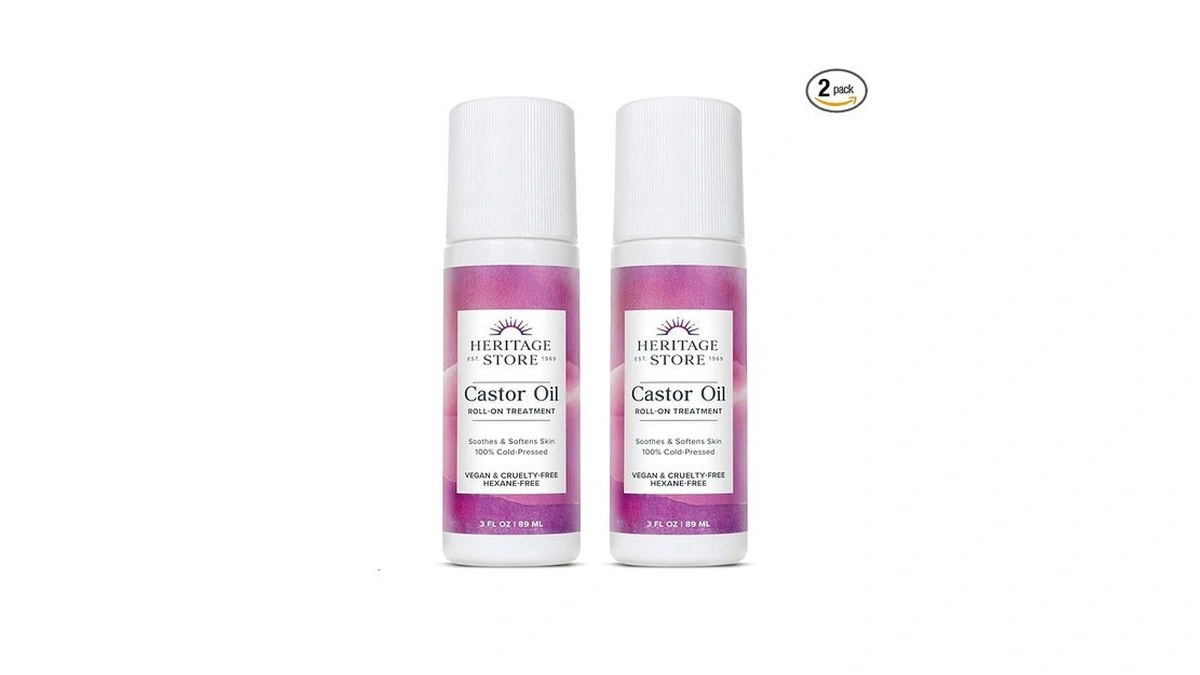Heritage Store Castor Oil Roll On Hair Treatment - Targeted