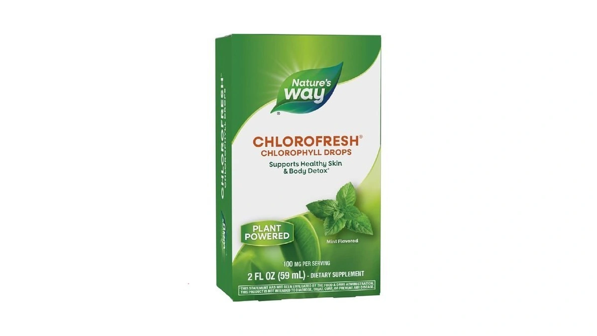 Nature's Way Chlorofresh Chlorophyll Drops, Supports Detox Pathways*, Liquid Chlorophyllin