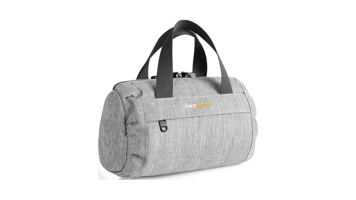 Safedelux Smell Proof Bag With Combination Lock, Odorless Activated Carbon