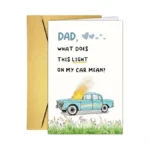 Hciu6ygq Funny Dad Joke Fathers Day Card For Dad Bonus